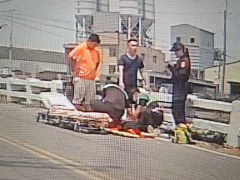 【今日英雄】老婦騎車中暑摔倒無呼吸 警員黃昱熊下班路過即刻CPR救回一命