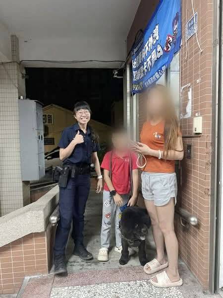 路上有黑色獅子!! 臺西警到場發現虛驚一場