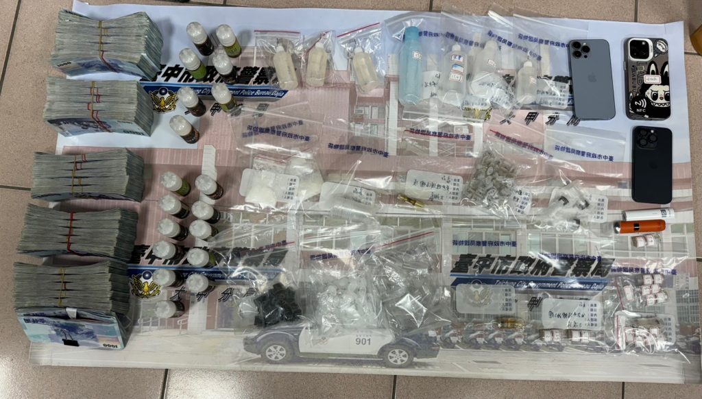毒品菸彈工廠曝光！台中警方逮捕王姓主嫌與林姓販毒小蜜蜂