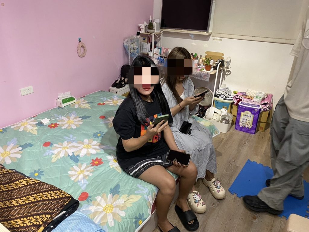 桃園中壢警破獲應召站 查獲外籍女子與失聯移工共7人
