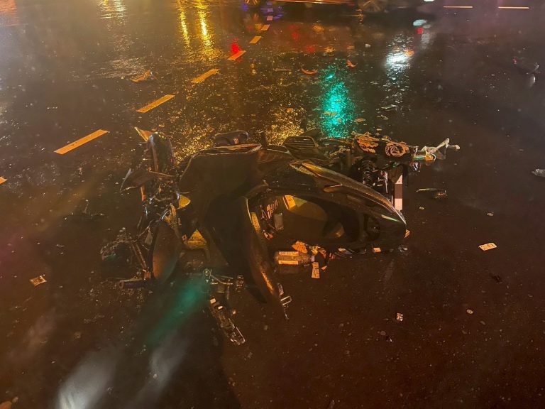 苗栗市中華路與經國路口車禍 19歲騎士傷重送醫