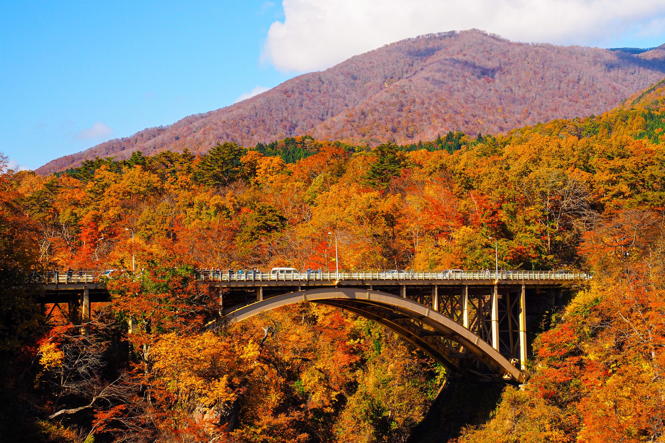 景點 ⑤：鳴子峽 (宮城縣)
