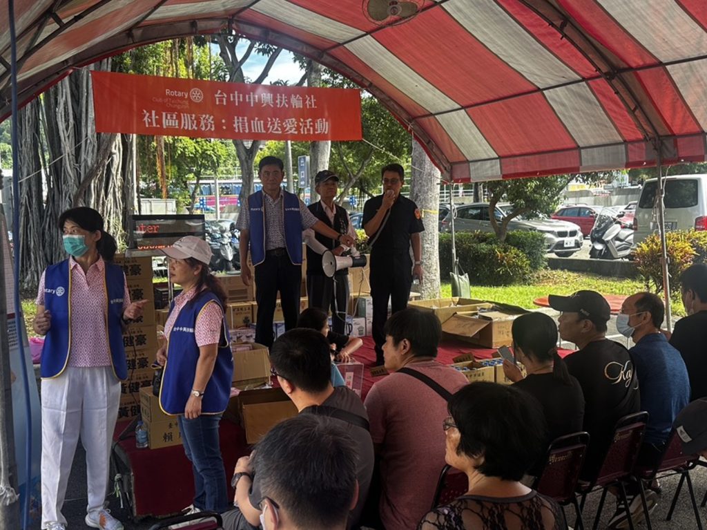 展現在地精神，東山所員警挽袖捐血