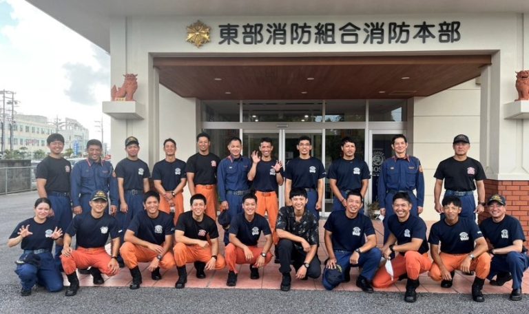 基隆消防與沖繩消防交流 朱品豫分隊長赴日取經強化安全管理