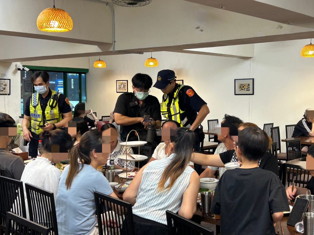 中壢警連假強化治安 聯合移民署掃蕩移工聚集地查獲失聯移工