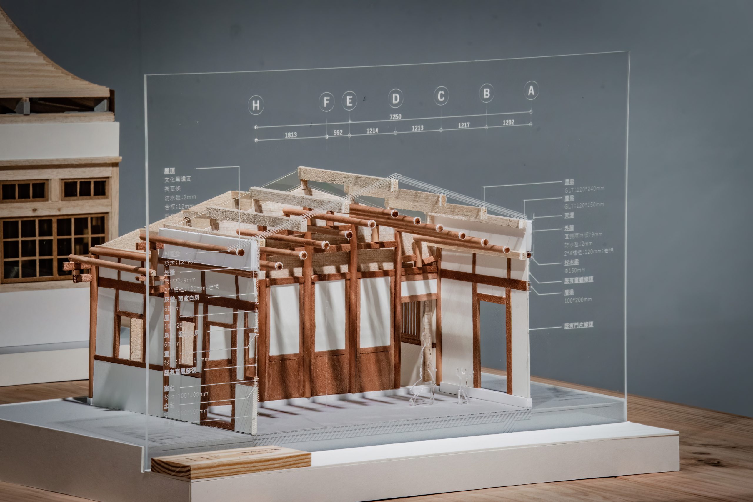 ▲圖三展出內容涵蓋美國日本及台灣的代表性建築案例模型並展出國立臺灣科技大學與淡江大學各自的木構造研究成果呈現木建築在技術文化與永續發展 - 報新聞 Mega News