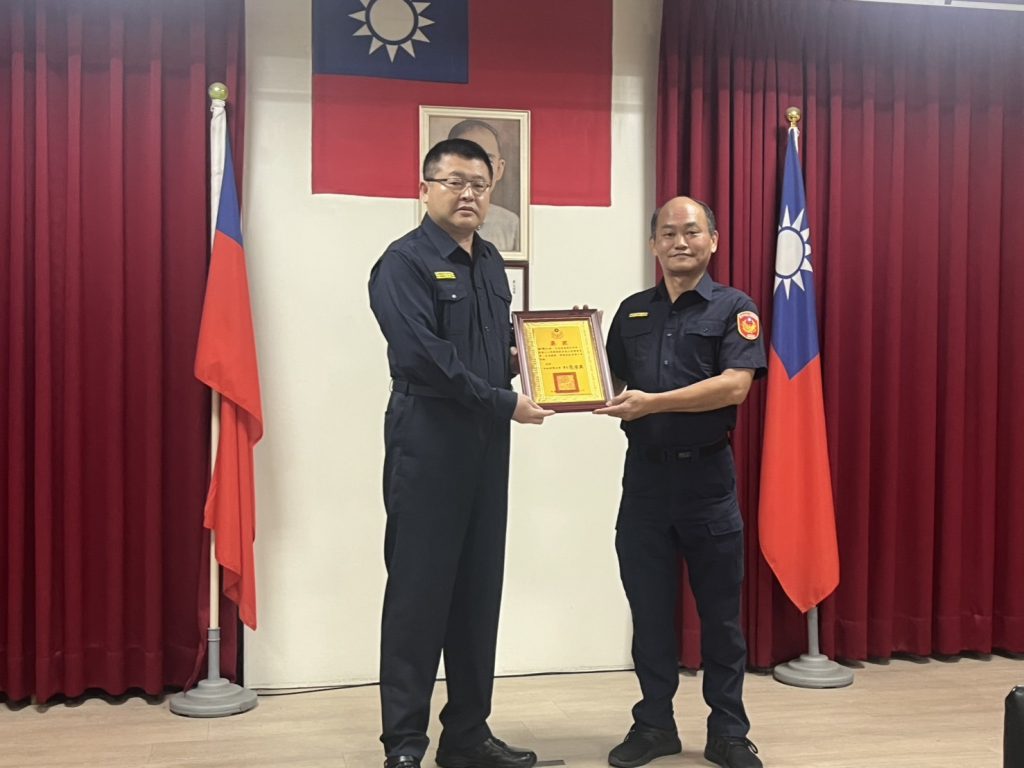 霧峰警表揚優秀員警 阻詐693萬強化治安管理