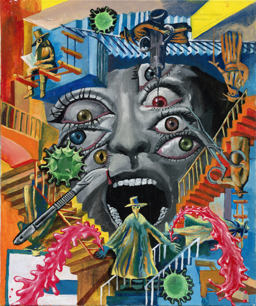17歲原創藝術新星許鈞琋 Unframed 個展,以夢與現實的筆觸描繪自由靈魂 2 1761231208002