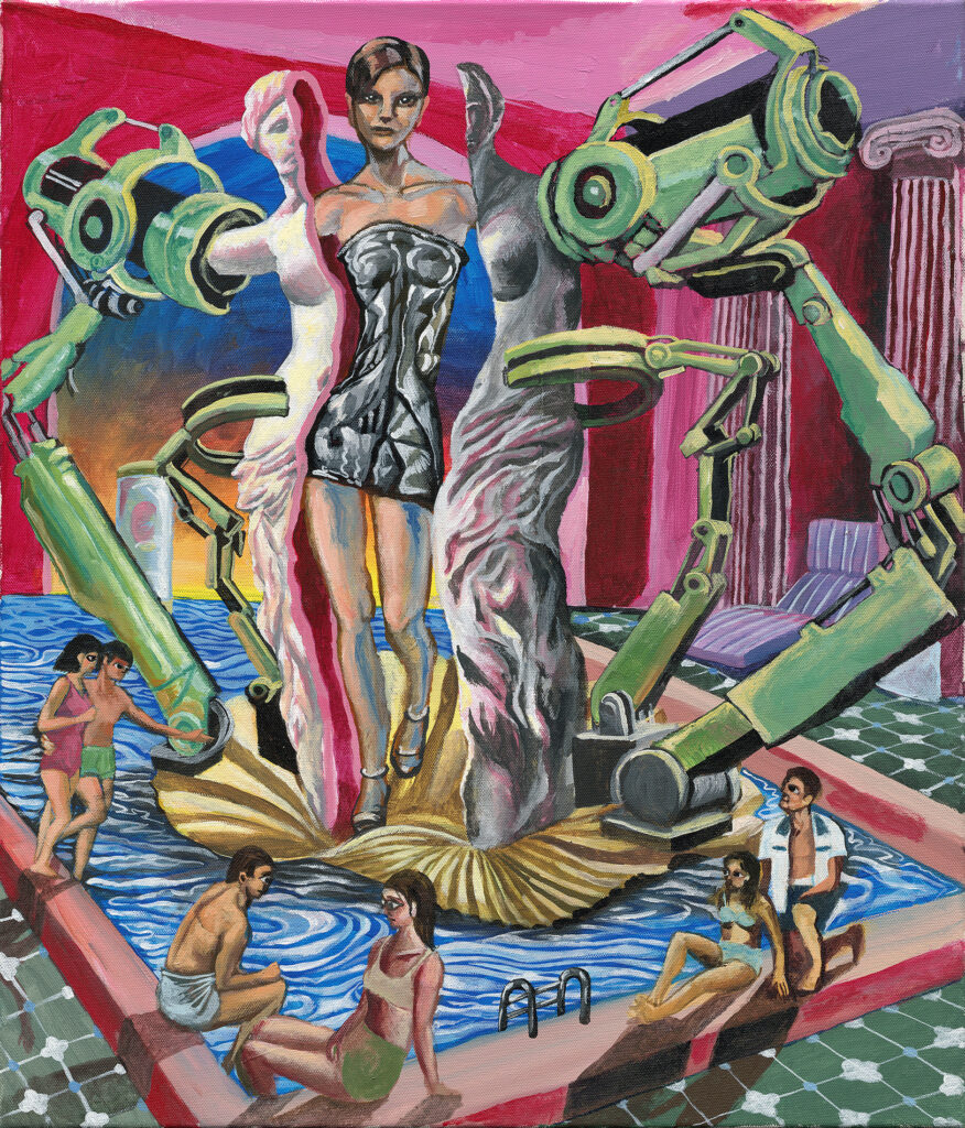 17歲原創藝術新星許鈞琋 Unframed 個展,以夢與現實的筆觸描繪自由靈魂 3 1761231210129