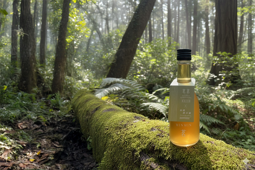 以產量極少台灣原生種山蘊紅茶為基底　茗茗康普茶香檳推出兩款西拉雅限定風味