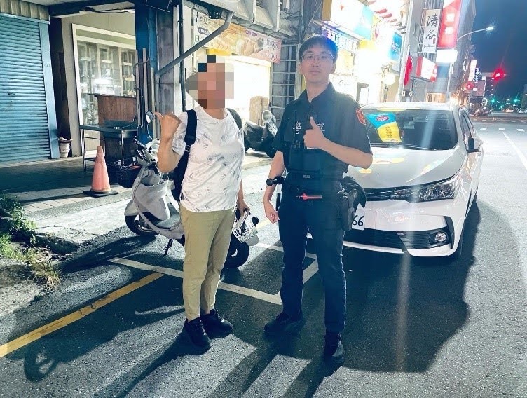 記錯停車位置誤以為遭竊 台東中興警迅速協助找回機車