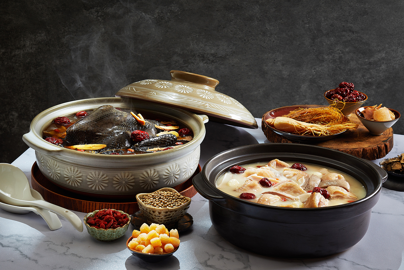 圖6福容推冷凍湯品料理包雙蔘烏骨雞湯與胡椒豬肚雞湯8-10人份每份1580元_0 - 報新聞 Mega News