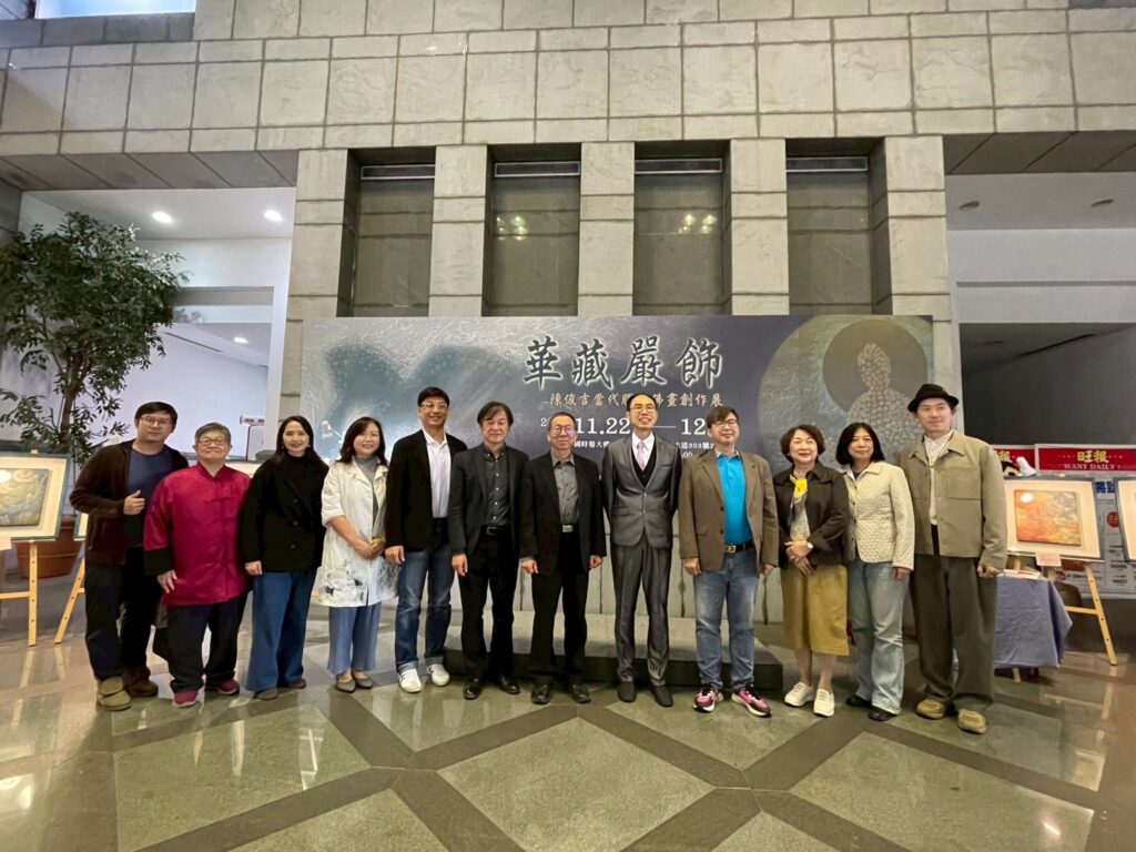 華嚴光華.膠彩新境──陳俊吉《華藏嚴飾》當代佛畫創作展隆重登場 5 S 73383967