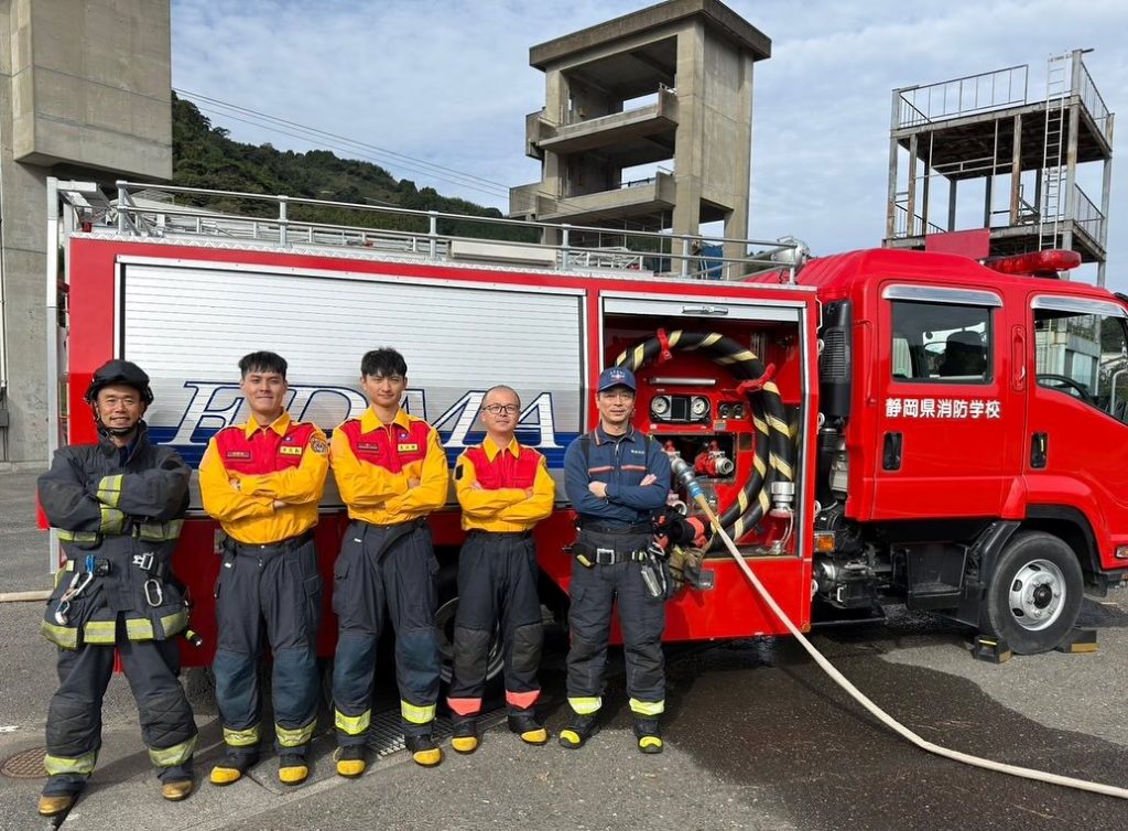 基隆特搜隊赴日進修！ 全面強化火災搶救戰力