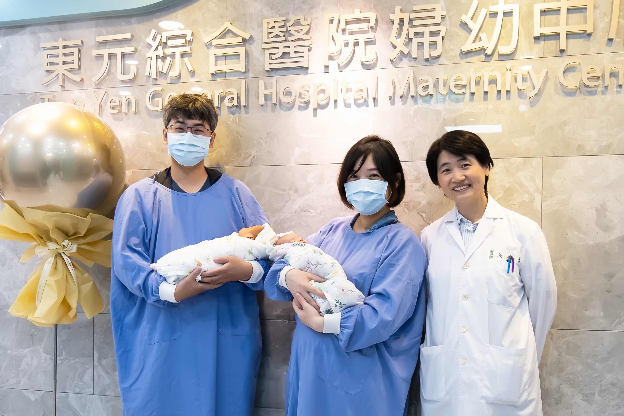 三倍幸福、三倍喜悅　新竹夫妻喜迎三胞胎醫婦幼團隊聯手守護母嬰安全