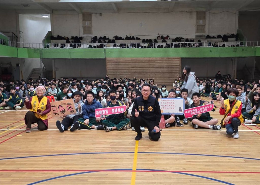 拒絕毒品! 基警於百福國中入班入校反毒宣導