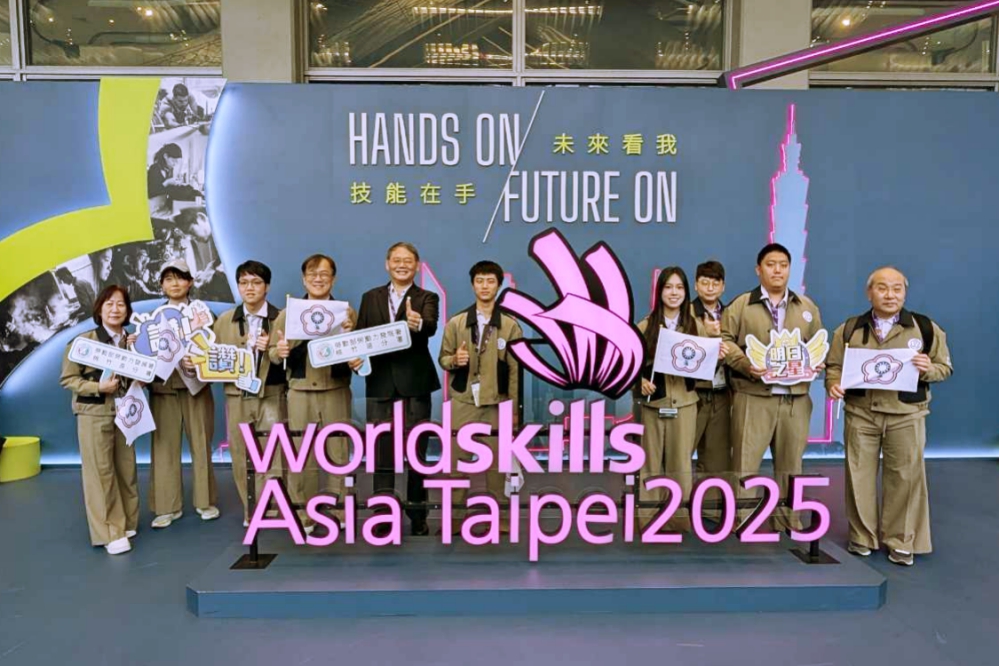 2025年第3屆亞洲技能競賽　桃竹苗分署7大職類抱回8面金牌技職量能全面引爆亞洲舞台