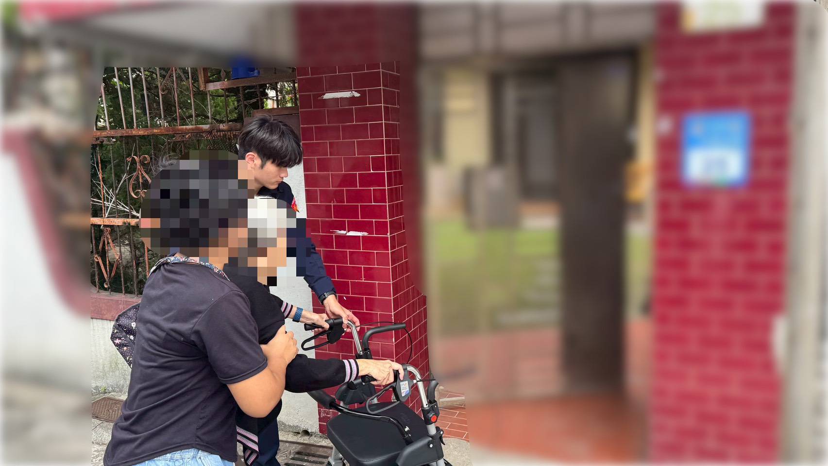 吉安警協助體力不支老人返家——貼心服務獲家屬感激！