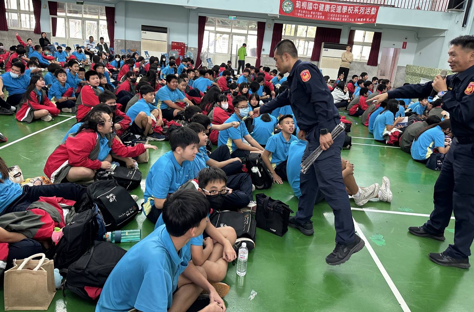 斗六分局帶你遠離事故!莿桐國中交通安全觀念全面升級