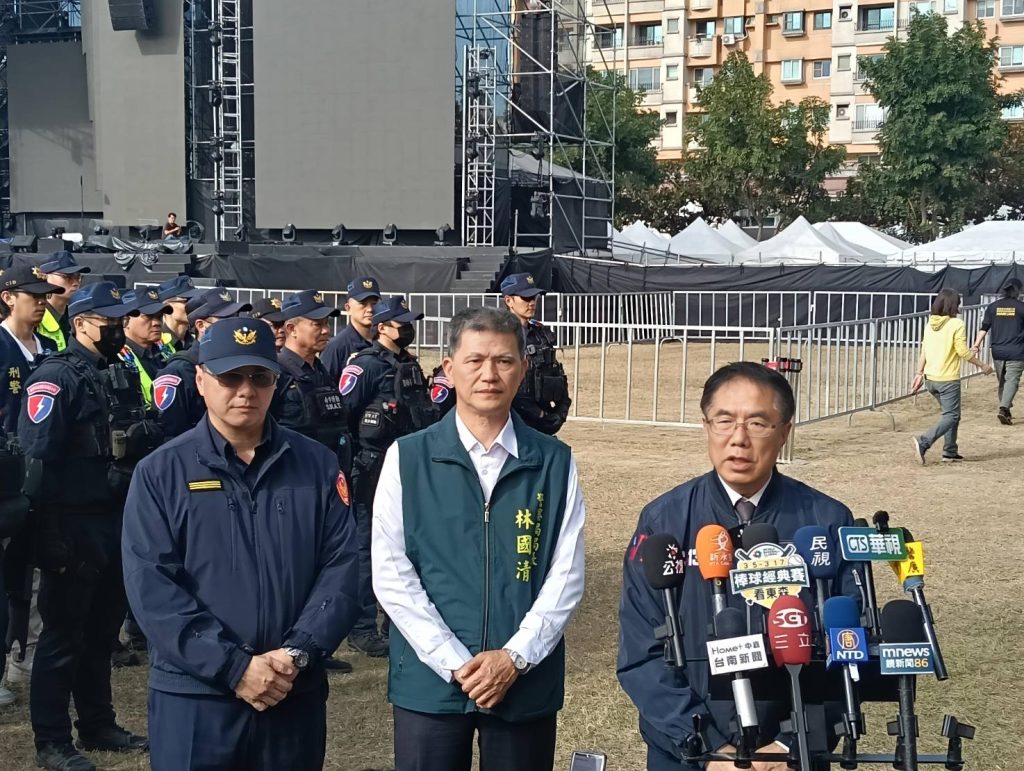 台南市警察局辦理跨年晚會維安演練 強化突發事件應變能力