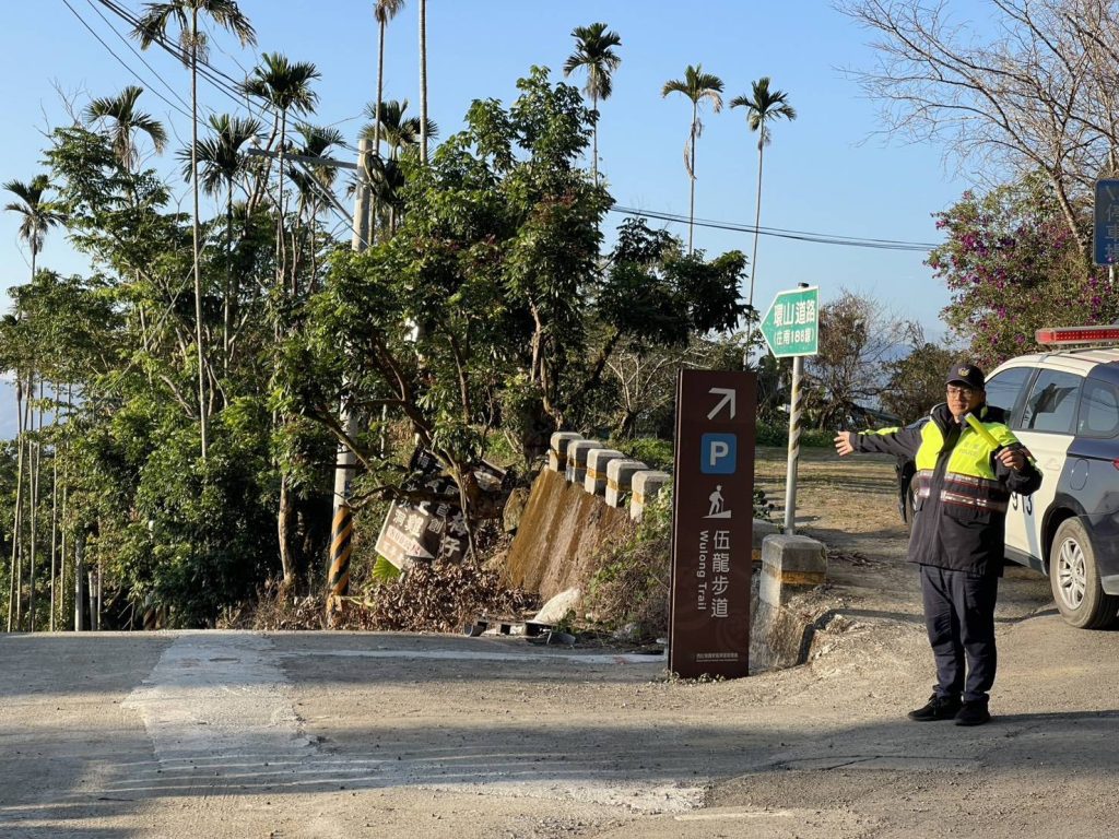 冷氣團來襲台南梅花季將至 玉井分局加強梅嶺交通疏導