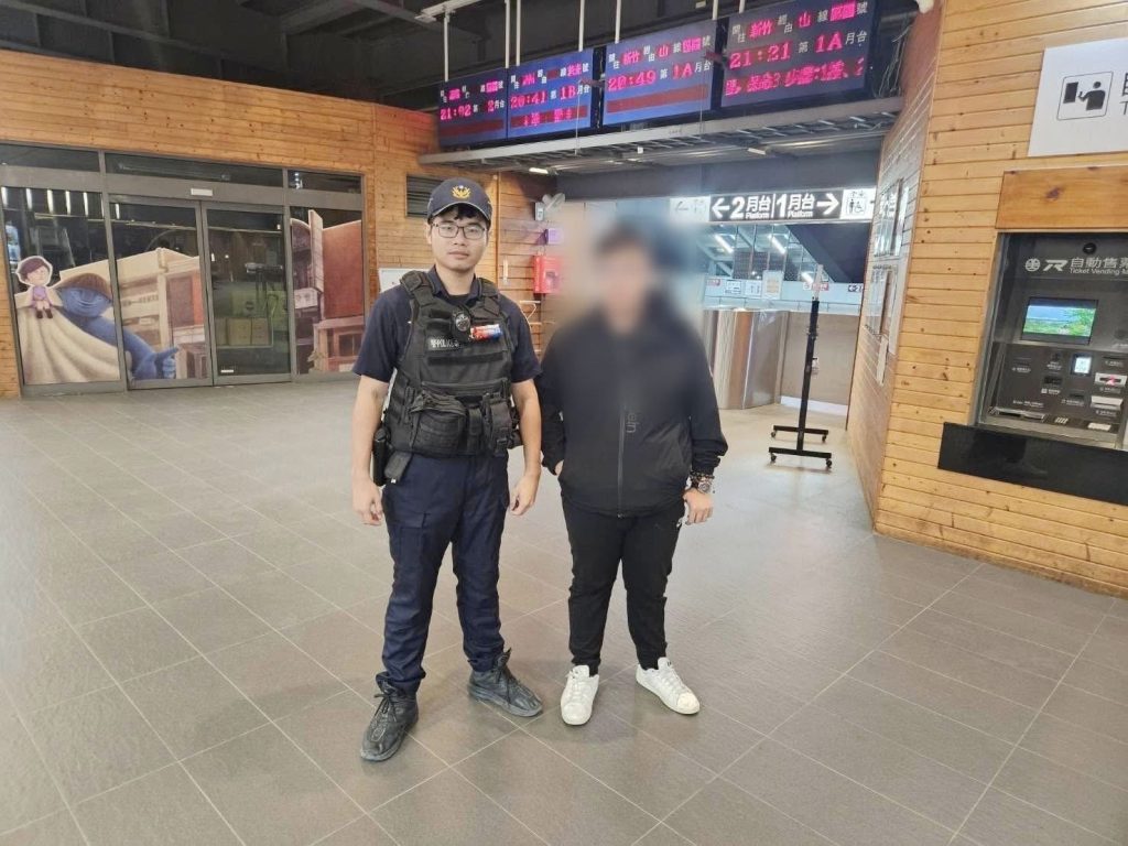 臺西警成功勸回離家男子