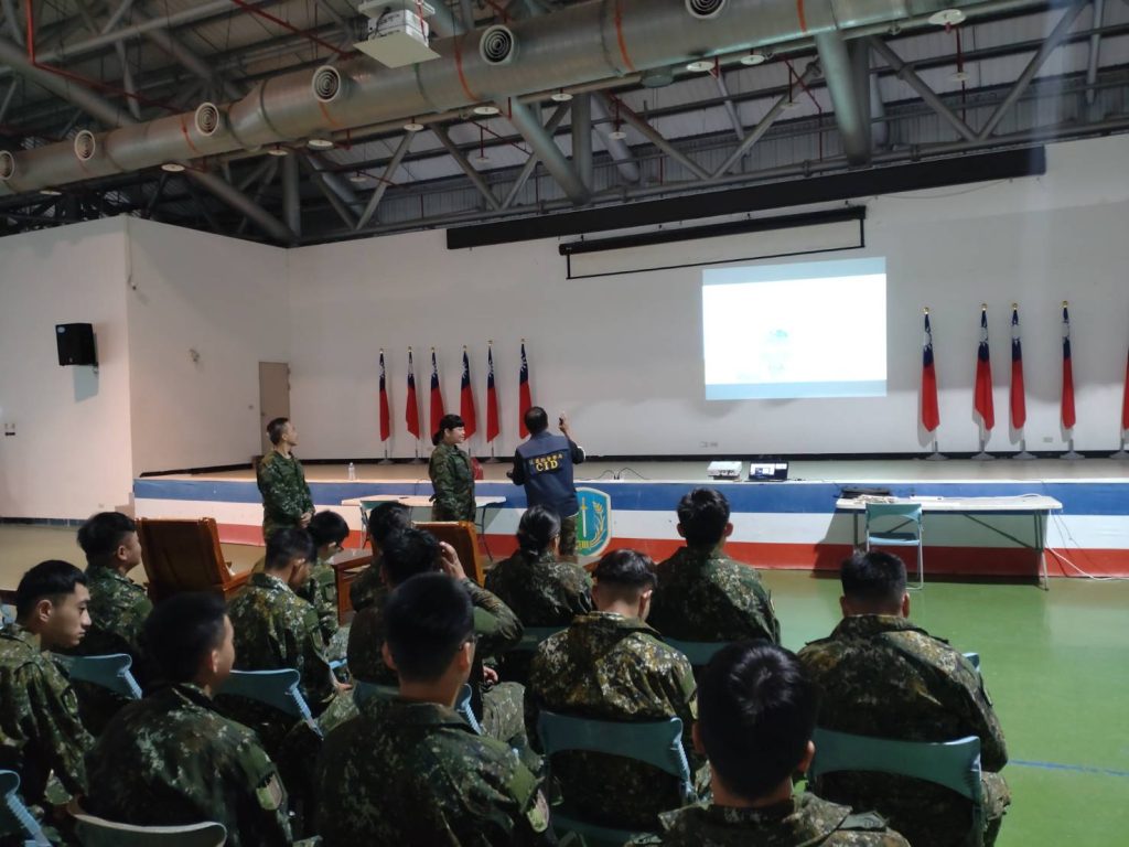 花蓮刑警前進復興北營區 反詐騙宣導直擊官兵識詐防線