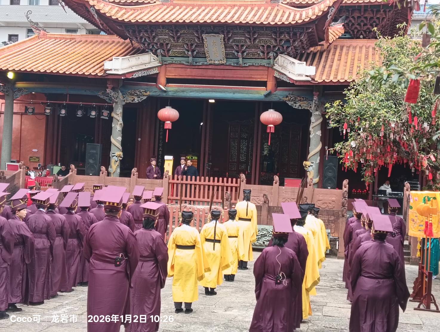 龍岩市汀州福建省文廟 別開生面華夏佾舞–兩岸接力傳承
