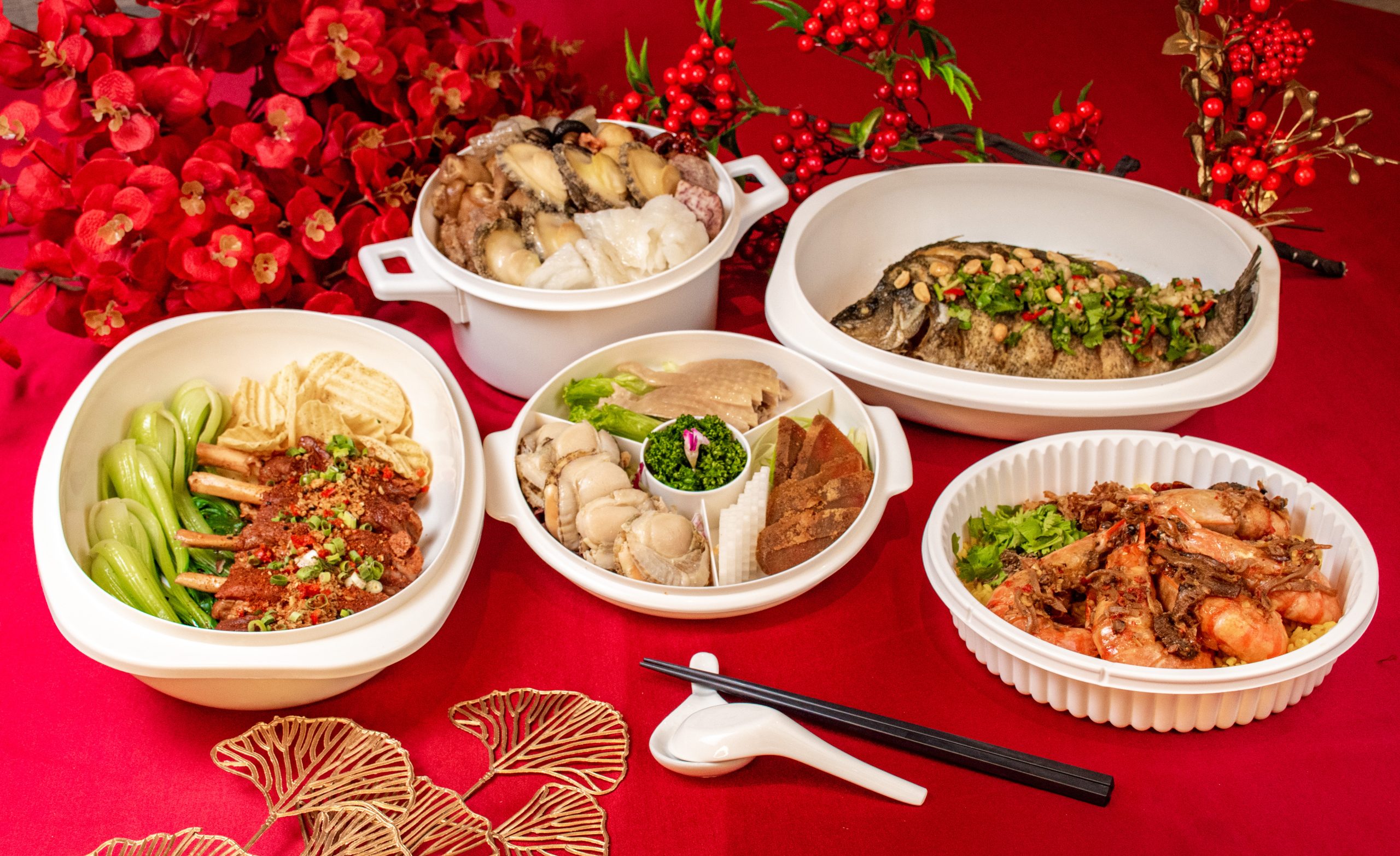 澎湃圍爐套組早鳥 鮮鮑佛跳牆XO醬饗