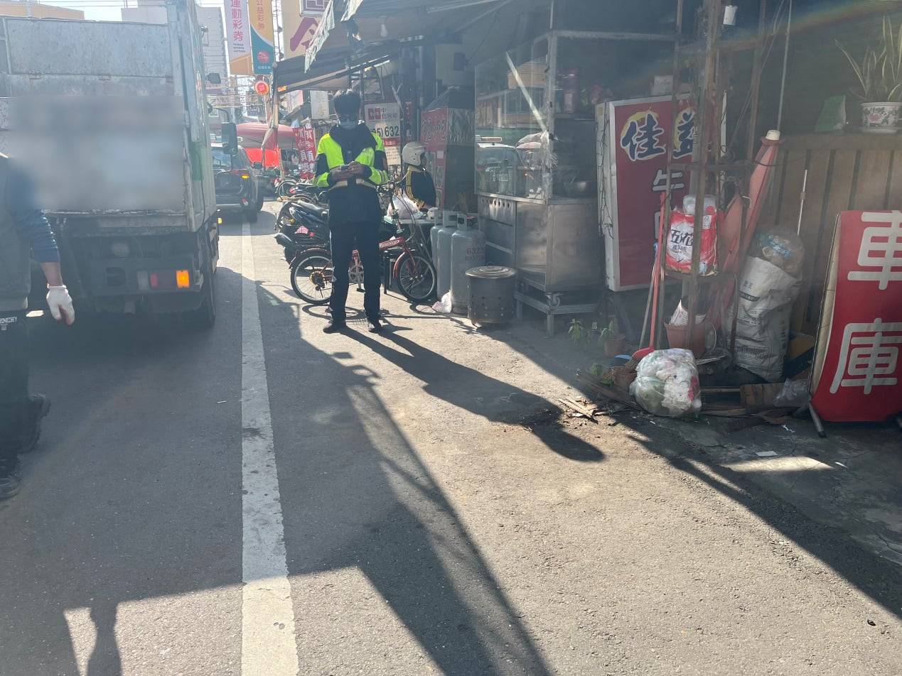 「虎尾分局」執行1月清道勤務改善市區交通