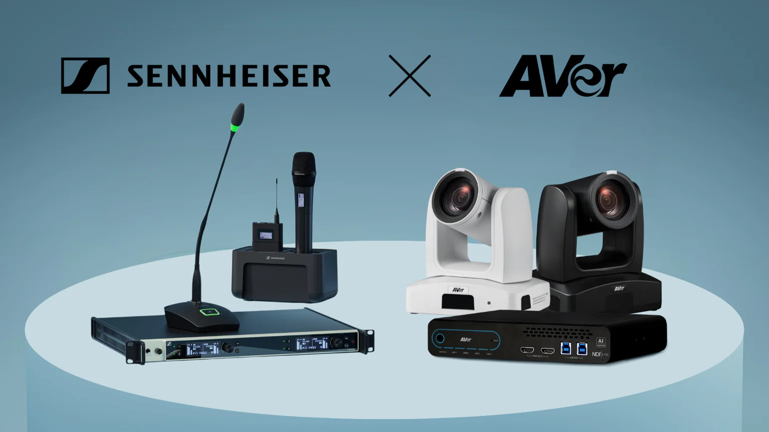 AVer與Sennheiser合作推出更智能的攝像頭追蹤解決方案