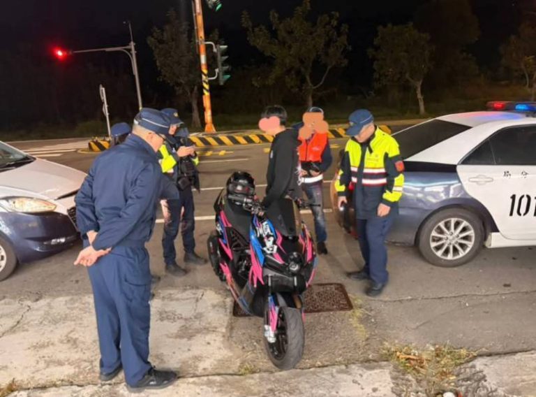 新竹湖口深夜飆車擾民 新湖警重拳出擊拘提3主嫌到案