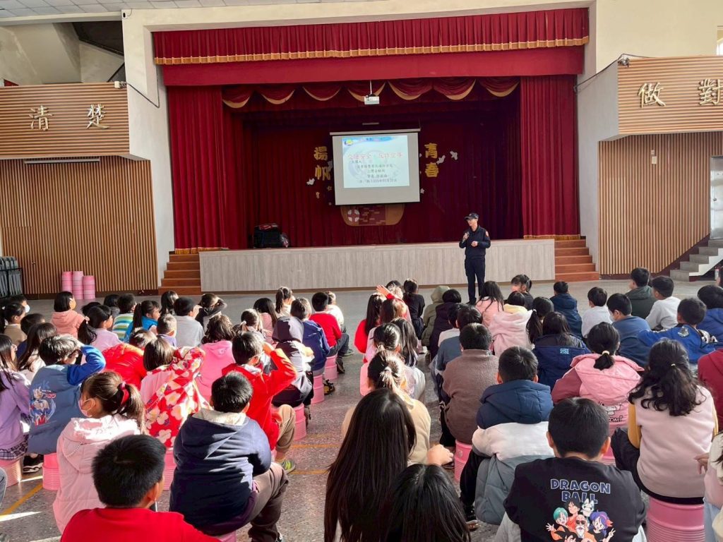 三灣警反詐大作戰 寒假前夕校園反詐宣導