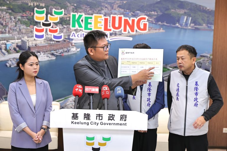 基隆汙水接管率不降反升！市府公布數據：近3年平均接管數超越前任
