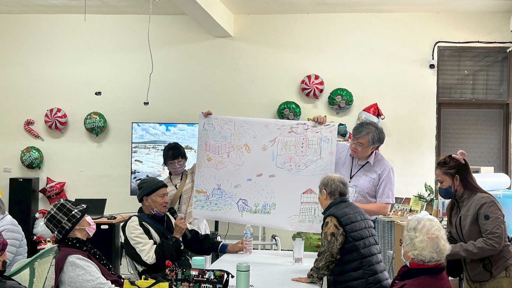 圖5應心系師生於大同部落文建站透過繪畫再框架技巧進行災後心理療癒_0 - 報新聞 Mega News