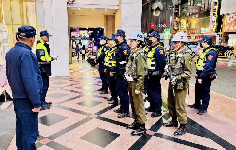 臺中第一分局春節擴大臨檢　警憲聯手守護年節治安