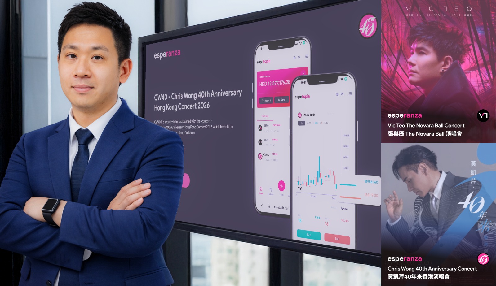 香港證監會准許下 Esperanza 證券開創首個亞太區娛樂產業投資代幣化新模式