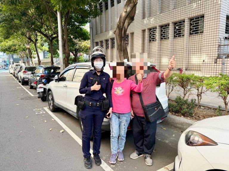 夫妻誤記停車處虛驚一場 中市警暖心協助