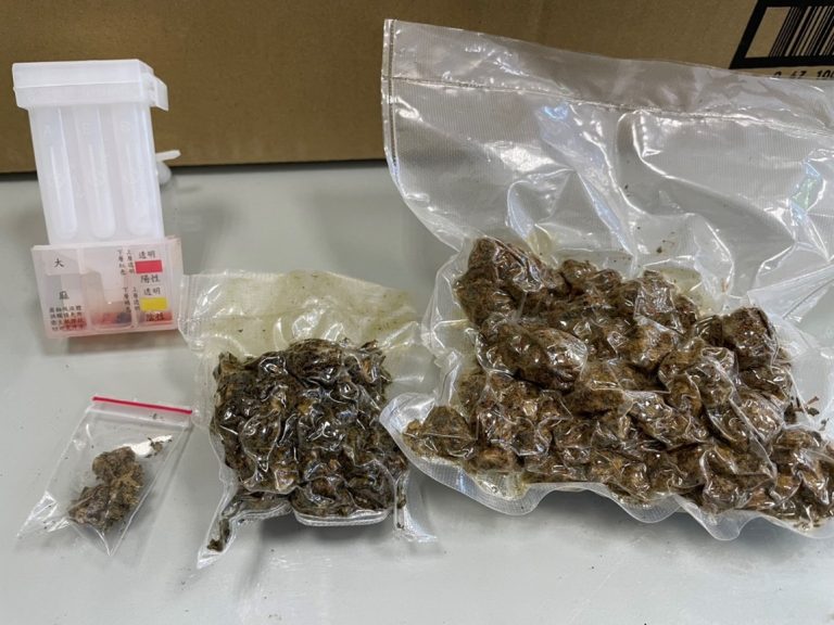 販毒網曝光！中警第三分局跨轄逮人 查獲大麻菸彈與毒油