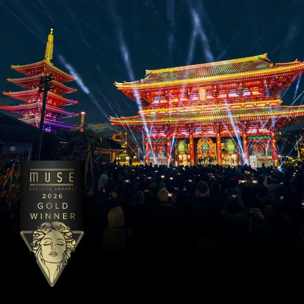 淺草寺首創光雕奪國際繆思金獎!數位動畫活化千年重要文化財 淺草寺首創光雕奪國際繆思金獎!數位動畫活化千年重要文化財
