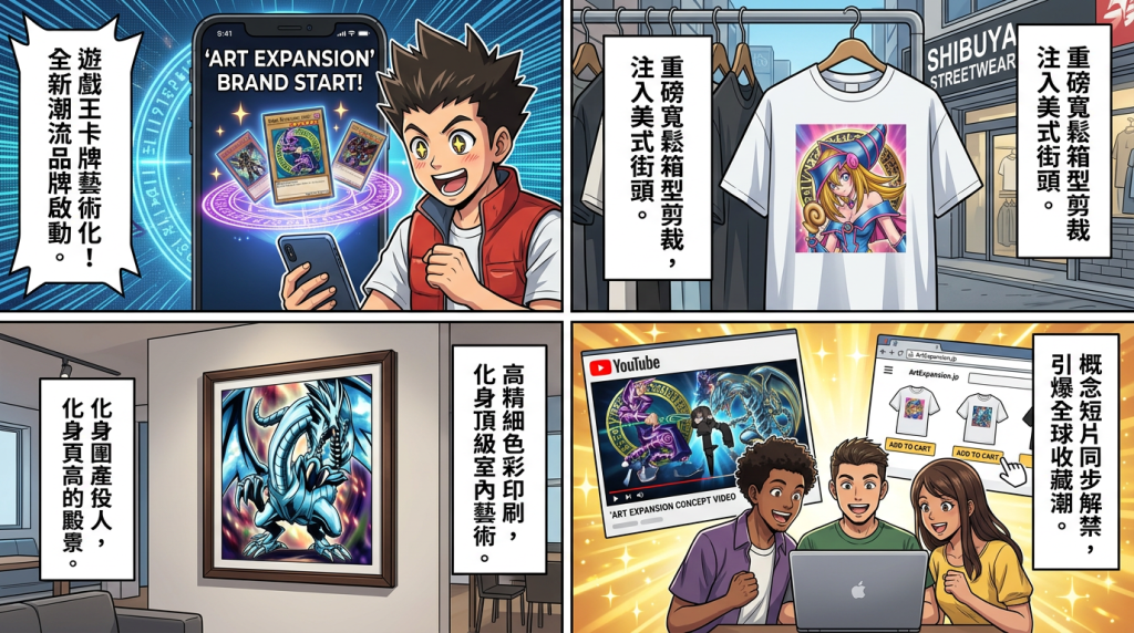 青眼白龍穿上身!《遊戲王》啟動潮流服飾新牌「ART EXPANSION」 網民直呼卡牌變頂級藝術 青眼白龍穿上身!《遊戲王》啟動潮流服飾新牌「ART EXPANSION」 網民直呼卡牌變頂級藝術