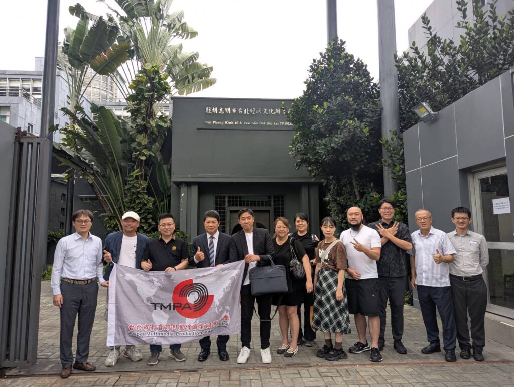 台北影音公會拜會駐胡志明市台北經濟文化辦事處 深化台越影視與AI內容產業交流合作 13 S 859586566