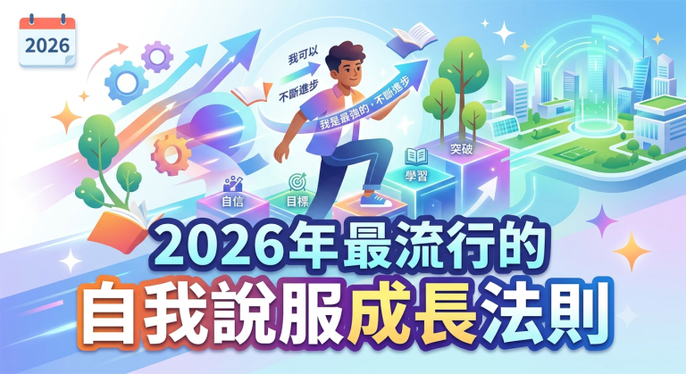 2026年最流行的自我說服成長法則