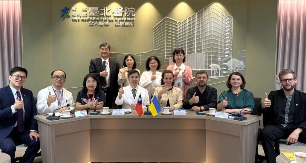 從市長到國會議員 烏克蘭再訪台北醫院聚焦人才培訓與智慧醫療 19 0706006