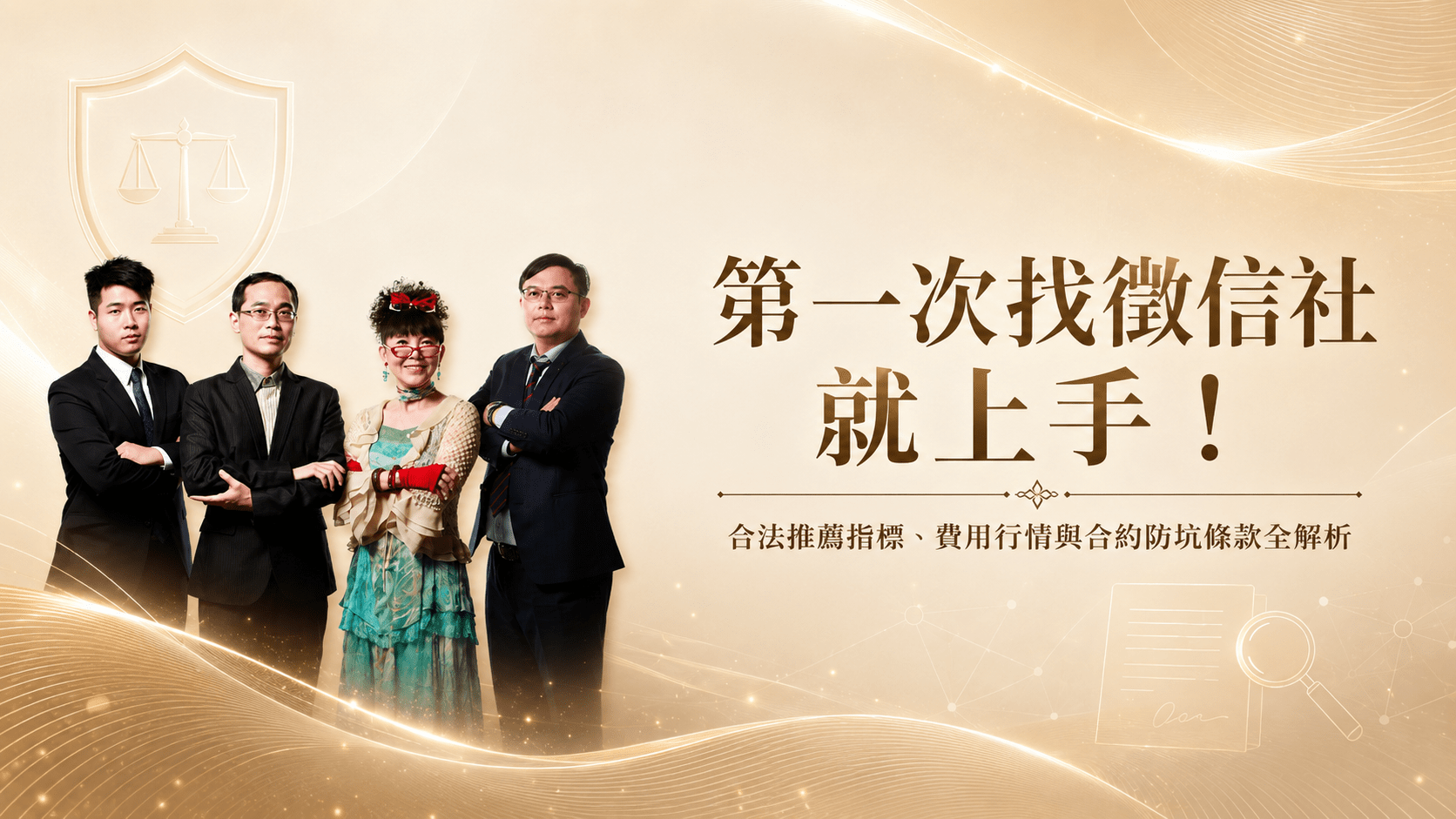 第一次找徵信社就上手！合法推薦指標、費用行情與合約防坑條款全解析