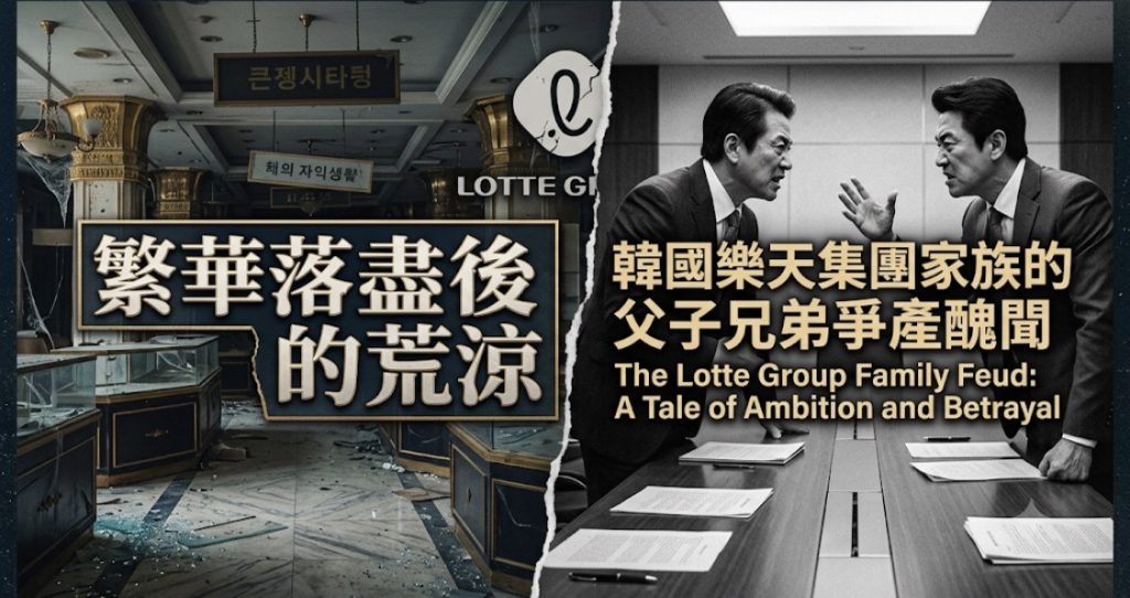 繁華落盡後的荒涼 韓國樂天集團家族的父子兄弟爭產醜聞