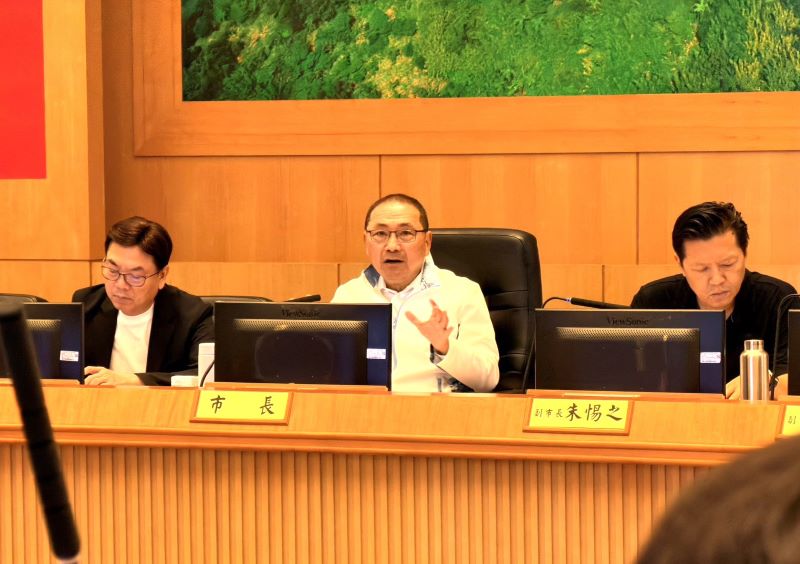 串聯北台千萬生活圈 新北捷運升級「四環八線」 路網189公里 28 《圖說》市長侯友宜期許捷運局持續邁進。〈捷運局提供〉