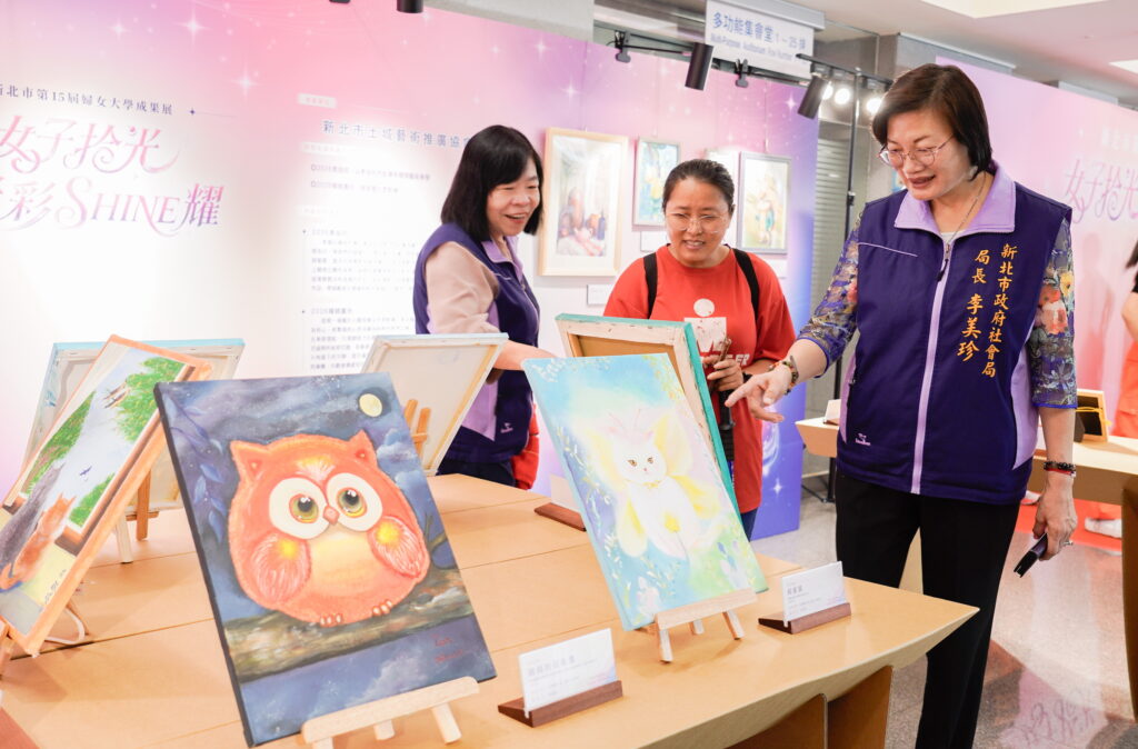 新北市第15屆婦女大學成果展 女子拾光光彩SHINE耀展現女性活力 56 0806003