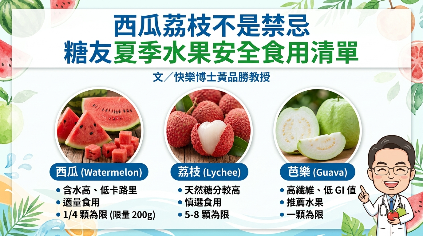 西瓜荔枝不是禁忌糖友夏季水果安全食用清單 | 蕃新聞
