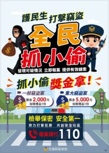打擊竊盜慣犯 花蓮縣警察局執行 護民生-全民抓小偷 專案 警民協力 共守轄區治安 8 1786621963777